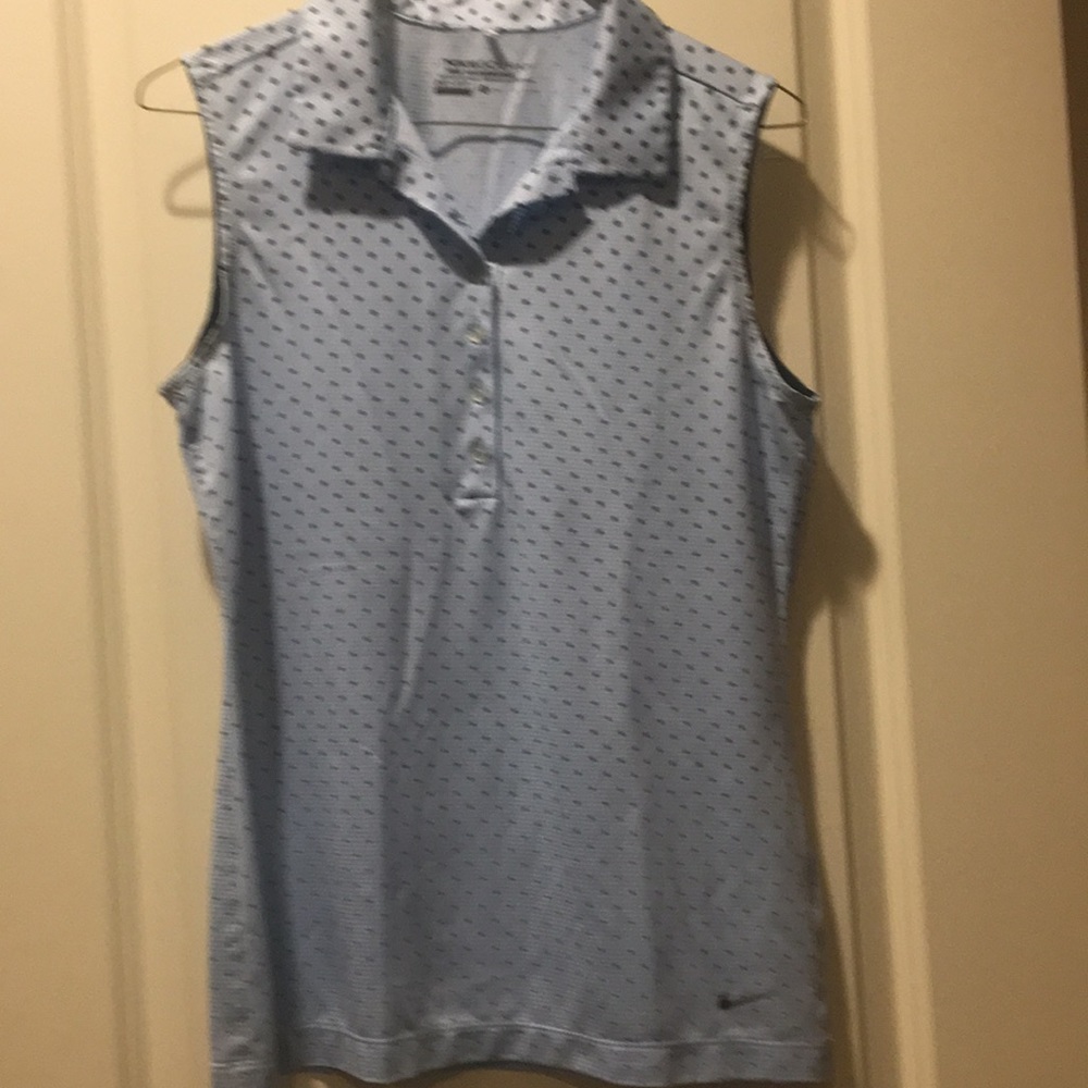 LikeNew!Nike women Golf Performance Sleeveless polo top golf/tennis/pickleball S